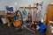 Large Lot of Cleaning Items: 16 Gallon Rigid Shop Vac, Carpet Cleaner, Vacu