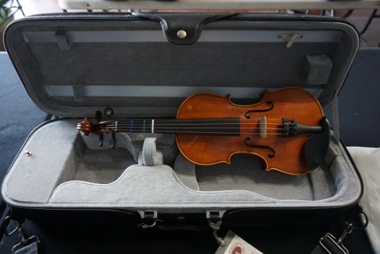 Musaica Imports 2010 1/2 Conservatory Violin, SN #AW1304 with Hard Sided Ca