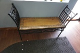 Decorative Metal Bench (Local Pickup ONLY).