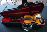 Musaica Imports 2014 1/4 Conservatory Violin, SN #AW2419, Hard Sided Case.