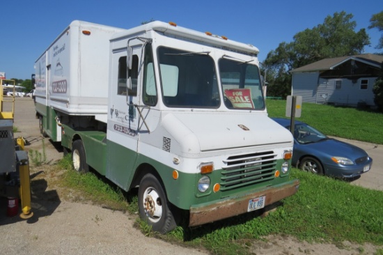 1984 Chevrolet Truck & Grumman Gooseneck Trailer Combo, 350 Chevrolet  Engine | Commercial Trucks Van & Cargo Trucks Cargo Vans | Online Auctions  | Proxibid