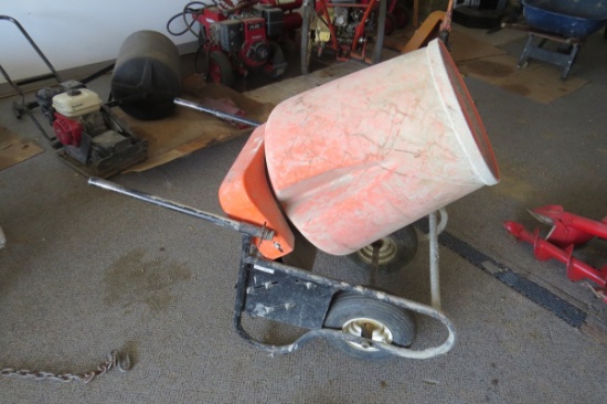 Kushman Small Portable Electric Concrete Mixer.