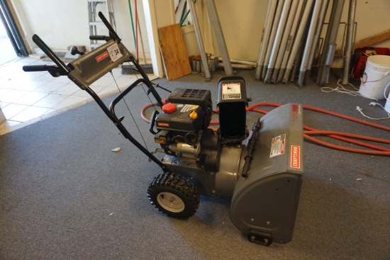 Sears Craftsman Self-Propelled Walk-Behind Snowblower, 179cc Gas Engine with Electric Start, 24” Cut