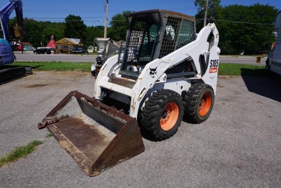 2007 Bobcat S185 Skid Steer Loader, SN# 530319887, Kubota Diesel Engine, 386.3 Hours, Auxiliary Hydr