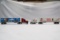 (2) Ertl 1/64 Scale Truck Tractor & Trailer Combos - Harger Farms & Henkel