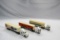 (3) Ertl 1/64 Scale Truck Tractor & Trailer Combos (Plastic Trailers) - Min