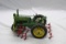 Ertl 1/16 Scale Precision #2 John Deere Model A Tractor with Cultivator.