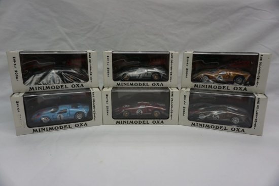 (6) Serie Speciale Limitata 1:43 Scale Models in Boxes, All Ford GT 40's, M