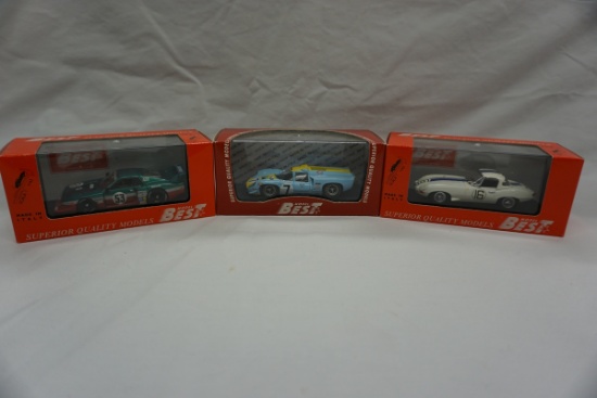(3) Model Best 1:43 Scale Superior Quality Models in Boxes, Lancia Beta Mca