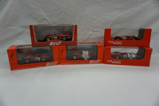 (3) Model Best 1:43 Scale Superior Quality Models in Boxes, Alfa Romeo TZ2
