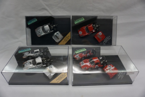(4) Vitesse 1:43 Scale Models in Plastic Display Boxes, Made in China, Pors