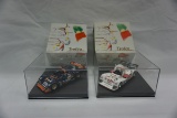 (2) Trofeu 1:43 Scale Models in Boxes, Made in Portugal, Joest Porsche WSC,