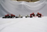 (2) Ertl 1/64 Scale Truck Tractor & Trailer Combos - Allis Chalmers Trucks