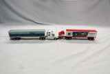 (1) Spec Cast 1/64 Scale University of Nebraska Truck Tractor & Trailer Com