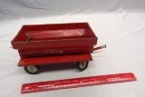 Tru-Scale Made In USA Grain Cart & Platform Trailer Combo Farm Toy.