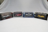 (4) Various Brands 1:43 Scale Models in Boxes - Porsche's, (All 1 $).