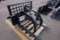Unused Stout Pallet Fork Combo with Removable Grapple & Skid Steer Quick Attach.