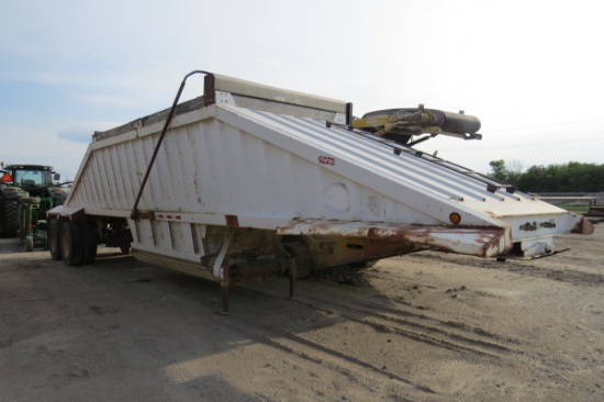 2001 Construction Trailer Specialists "Pack Mule" Tandem Axle Steel Belly Dump Trailer, VIN# 1S77037