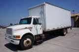 1998 International Model 4700 Single Axle Van Truck, VIN# 1HTSCAAM4XH601207, DT466E Diesel Engine, 7