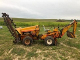 Case Davis 40+4 Backhoe/Trencher, SN# P573840, Wisconsin VG4D1 (37 HP) Gas Engine (New in 1993),