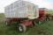 7’ x 14’ Barge Hoist Wagon with Westendorf 10-Ton 4-Wheel Gear & Midwest M-