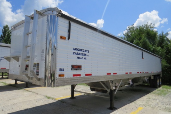 2016 Timpte "Super Hopper" Tandem Axle 42' All Aluminum Grain Trailer, VIN# 1TDH42224GB152685, 65,00