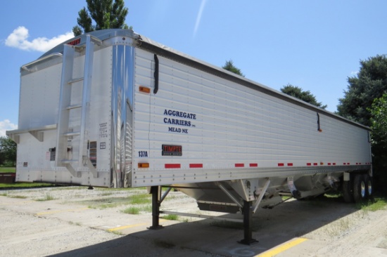 2016 Timpte "Super Hopper" Tandem Axle 42' All Aluminum Grain Trailer, VIN# 1TDH42222GB152684, 65,00