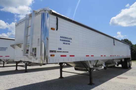 2014 Timpte "Super Hopper" Tandem Axle 42' All Aluminum Grain Trailer, VIN# 1TDH42223EB142355, 65,00