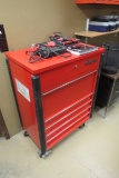 Snap-On Engine Analyzer Service Kit Including: 5-Drawer Steel Locking Shop Cabinet on Wheels with Sn