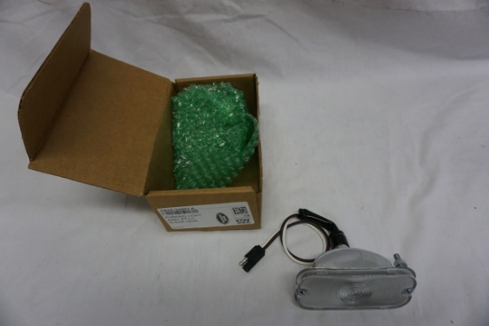 New Dennis Carpenter Parking Light Assembly RT/LH Clear Lens, C6TZ-13201-A (NIB).