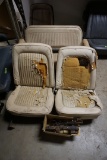 Set of Stock Bronco Vinyl Seats-(Color-Parchment).