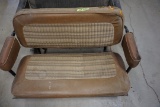 Original Rear Bronco Seat - Ginger with Fabric Insert.