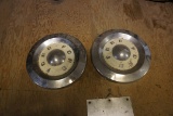 (2) Ford Dogs Dish Hub Caps