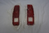 Set of Taillight LH/RH - New Dennis Carpenter 67-77 Taillight Lens-Style Side-RH (C7TZ-13450-E) & LH