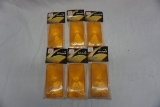 (6) New Drake Off Road 69-77 Amber Parking Lamp Lens, D1UZ-13208-A.