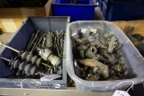 (3) Containers of V-8 Throttle Linkage Rods, Valves & Various Hardware.