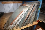 Large Selection of Window Glass for Doors -Some with Track.