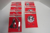 New Scott Drake Alternator Bracket Sets (4) Chrome, (3) New Scott Drake Chrome Alternator Pulleys wi