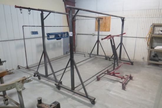 (4) Painting Racks on Wheels (Parts in Pic don't go with).