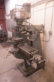 Bridgeport 1 1/2HP Vertical Milling Machine, Model J, SN# J-127985, Tibon 4' Floating Table with X,