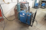 Miller Millermatic 251 Portable Wire Feed Welder on Cart, SN# LG180880B, (2) Tanks, Leads & Miller G