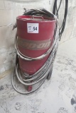 Snap-On Portable Industrial Sand Blast Pot, Model YA441, SN# DB024470, Hose & Gun.