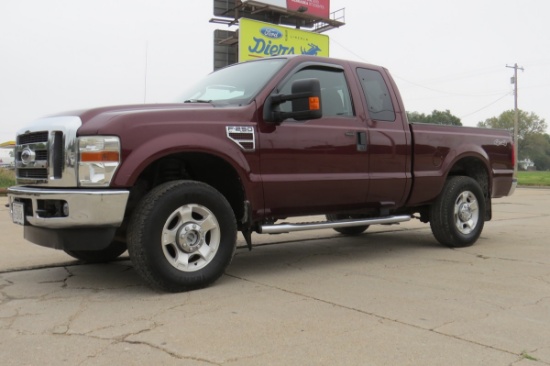 2010 Ford Model F-250 XLT Extended Cab Diesel 4x4 Pickup, VIN# 1FTSX2BR6AEB14505, 6.4 Liter Power St