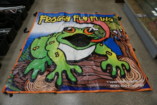 Frog Fling Game with Carrying Case.