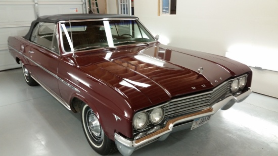 1965 Buick Skylark Convertible, 310 Wildcat 300 c.i.d. V-8 Gas Engine (210H