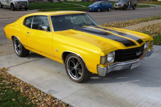 1972 Chevrolet Chevelle SS-454 (Clone) 2-Door Hardtop, VIN# 1D37F2K623911,