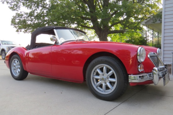 1962 MGA MKII Convertible, MGB 1800 Engine, 37,363 Miles, MGB