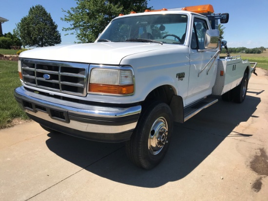 1997 Ford F-350 Tow Truck, 7.3 Diesel Engine, 60,000 Miles, Never Chipped,