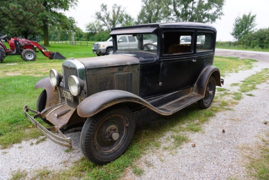 1929 Chevrolet 2-Door Coupe, 6-Cylinder Gas Engine, 32,647 Miles on Tach, A