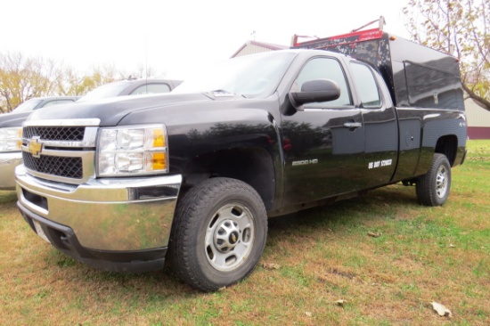 2012 Chevrolet Model K-2500 Heavy Duty Extended Cab 4x4 Pickup, VIN #1GC2KVCG4CZ309530, 6.0 Liter V-